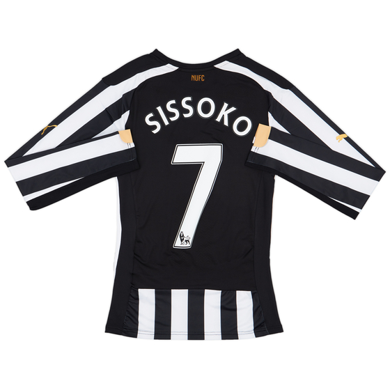 2014-15 Newcastle Player Issue Home L/S Shirt Sissoko #7 - 9/10 - (L)