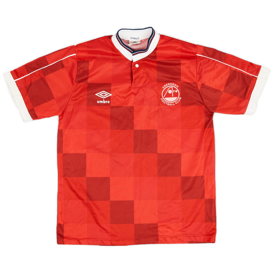 1987-90 Aberdeen Home Shirt - 8/10 - (S)