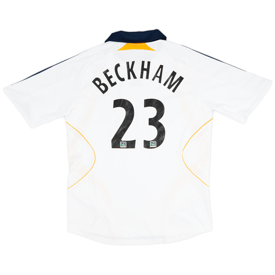 2007-08 LA Galaxy Home Shirt Beckham #23 - 8/10 - (L)