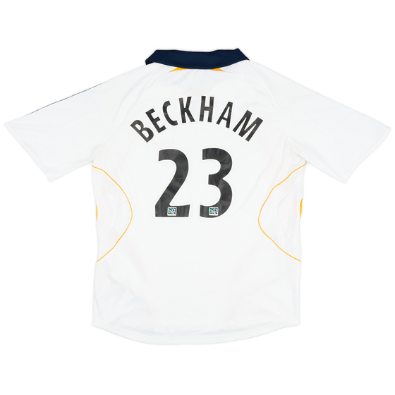 2007-08 LA Galaxy Home Shirt Beckham #23 - 5/10 - (L)