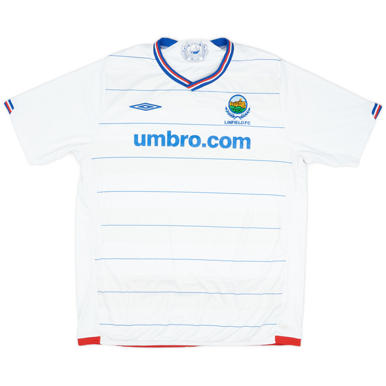 2009-10 Linfield Away Shirt - 9/10 - (XL)