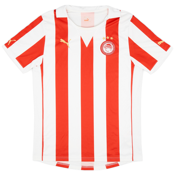 2011-12 Olympiakos Home Shirt - 9/10 - (L)