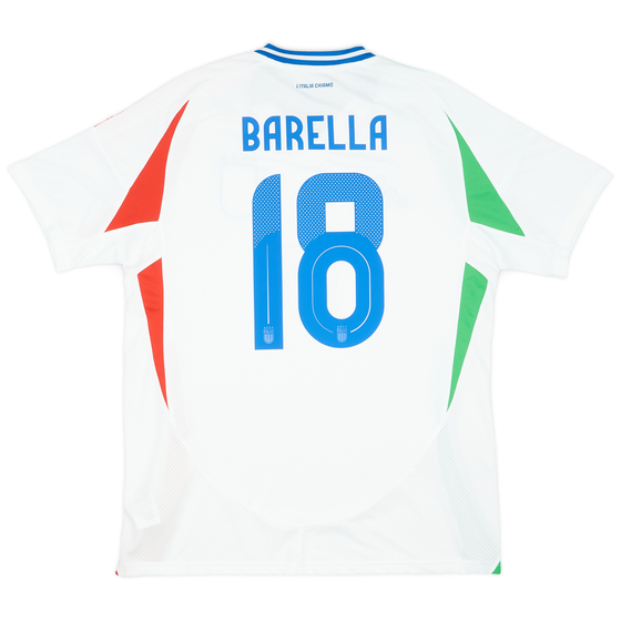 2024-25 Italy Away Shirt Barella #18