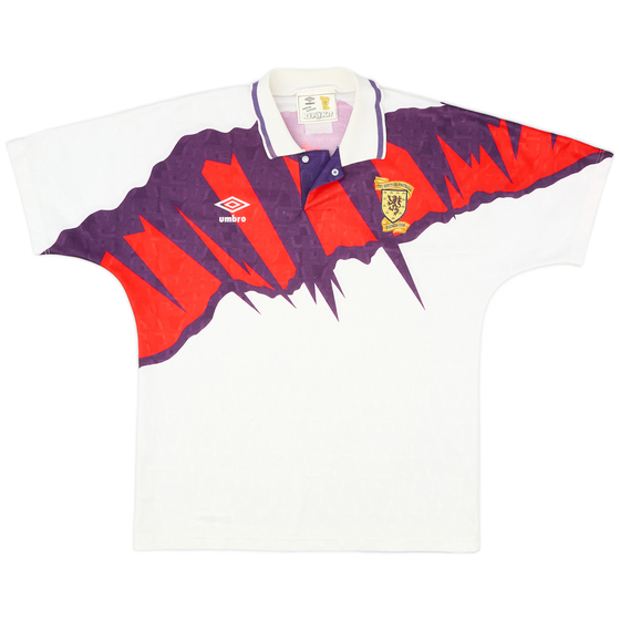 1991-93 Scotland Away Shirt - 8/10 - (M)