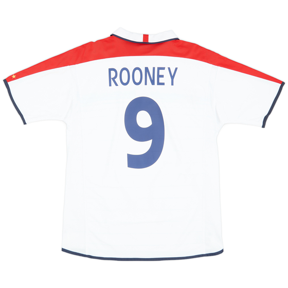 2003-05 England Home Shirt Rooney #9 - 5/10 - (L)