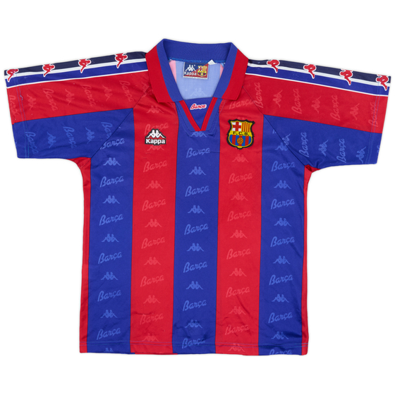 1995-97 Barcelona Home Shirt - 7/10 - (M.Boys)