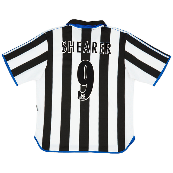 2000-01 Newcastle Home Shirt Shearer #9 - 9/10 - (XL)