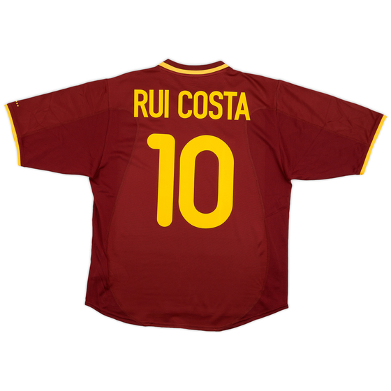 2000-02 Portugal Home Shirt Rui Costa #10 - 7/10 - (M)