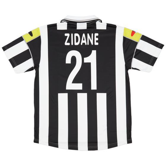 2000-01 Juventus European Home Shirt Zidane #21 (XL)