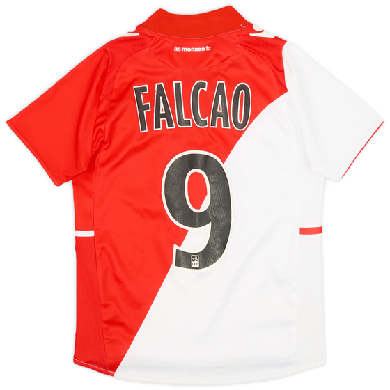 2013-14 Monaco Home Shirt Falcao #9 - 6/10 - (M.Boys)