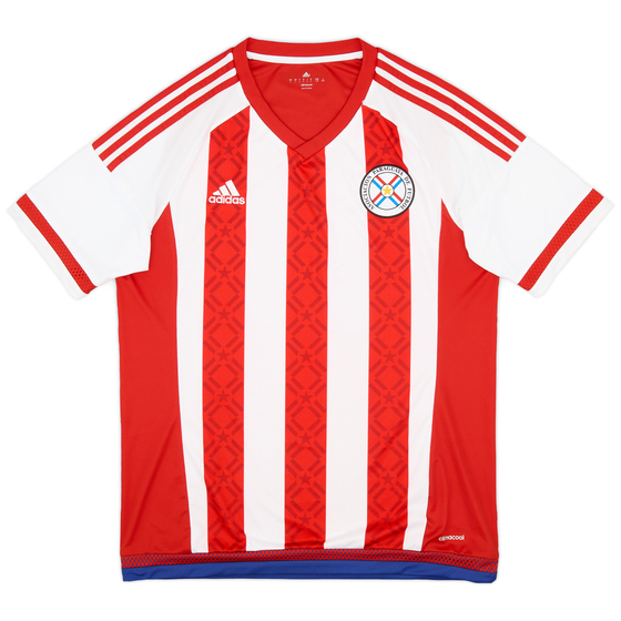 2015 Paraguay Copa America Home Shirt - 8/10 - (M)