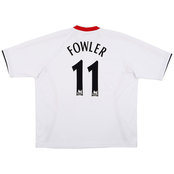 2005-06 Liverpool Away Shirt Fowler #11 - 8/10 - (XXL)