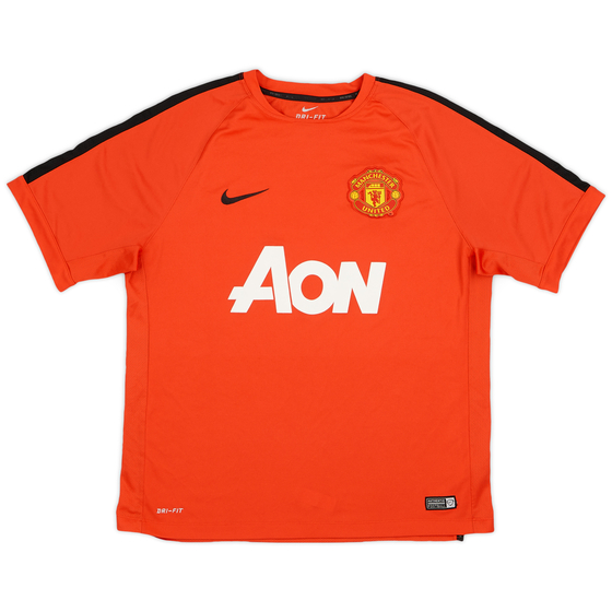 2014-15 Manchester United Nike Training Shirt - 9/10 - (XL)