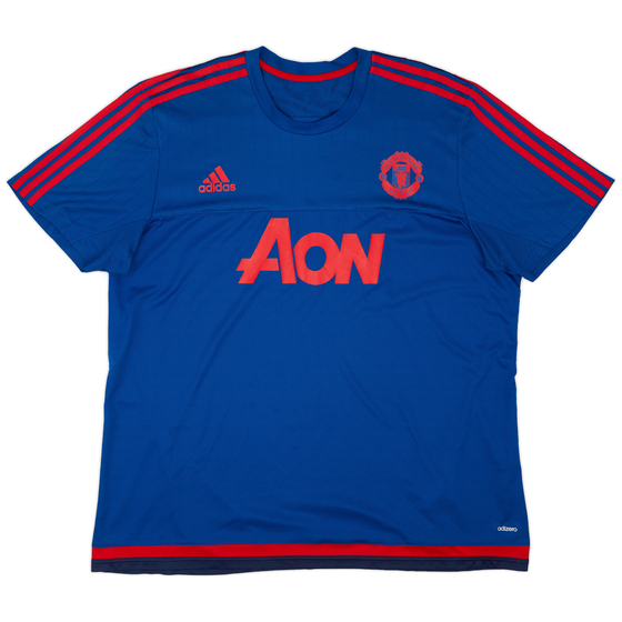 2015-16 Manchester United adidas Training Shirt - 9/10 - (XXL)