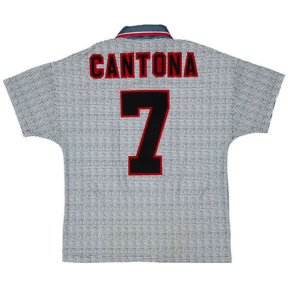 1995-96 Manchester United Away Shirt Cantona #7 - 8/10 - (M)
