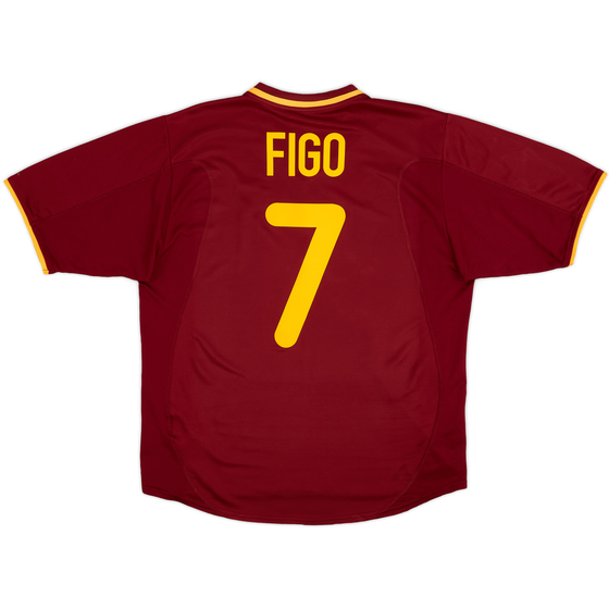2000-02 Portugal Home Shirt Figo #7 - 5/10 - (L)