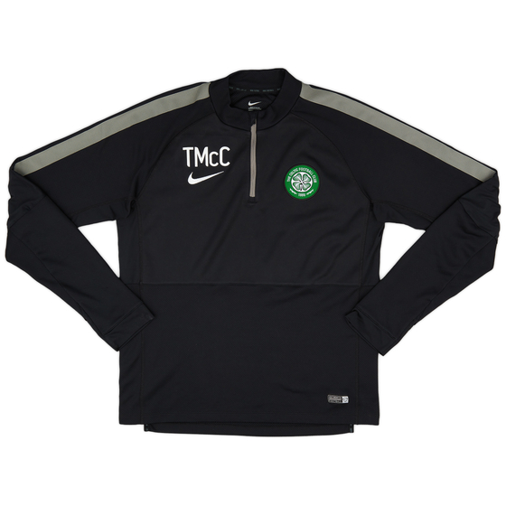 2014-15 Celtic Staff Issue Nike 1/4 Zip Training Top - 9/10 - (L)