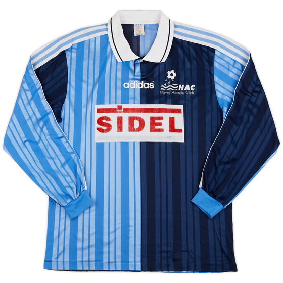1993-95 Le Havre Home L/S Shirt #7 - 5/10 - (L)