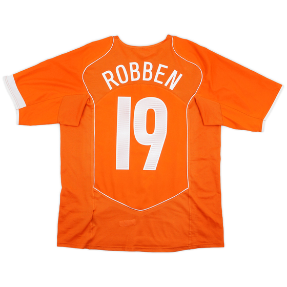 2004-06 Netherlands Home Shirt Robben #19 - 6/10 - (L)