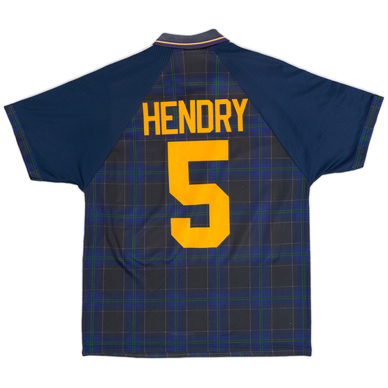 1994-96 Scotland Home Shirt Hendry #5 - 7/10 - (L)