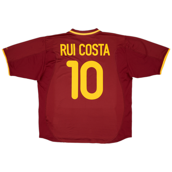 2000-02 Portugal Home Shirt Rui Costa #10 - 8/10 - (XL)