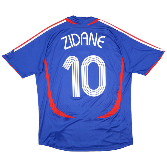 2006-07 France Home Shirt Zidane #10 - 9/10 - (XL)