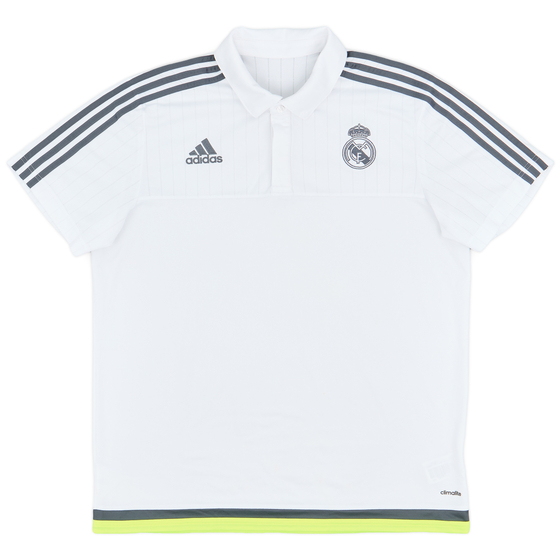 2015-16 Real Madrid adidas Polo Shirt - 8/10 - (XL)