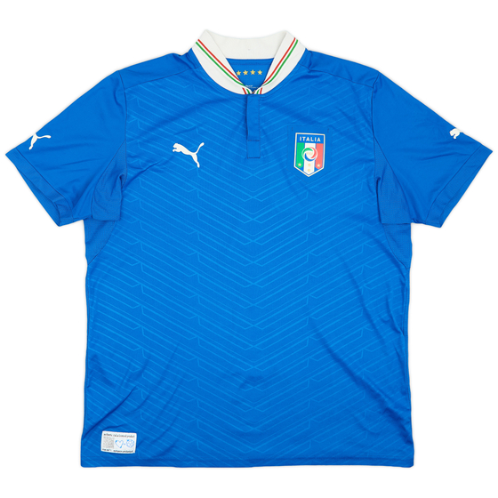 2012-13 Italy Home Shirt - 8/10 - (XL)