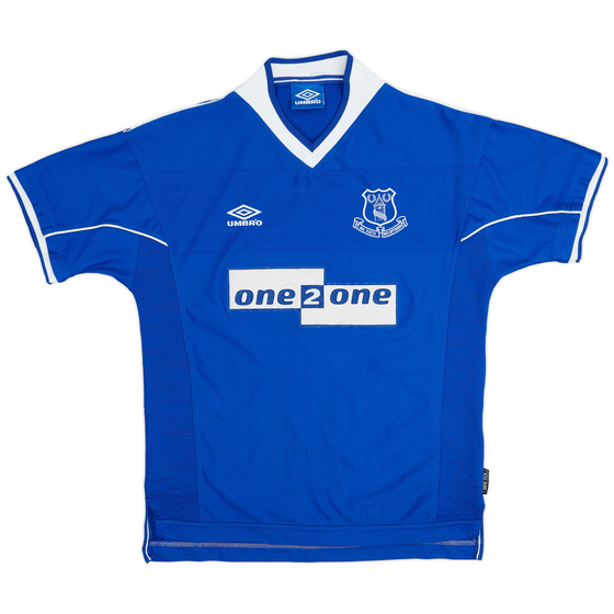 1999-00 Everton Home Shirt - 8/10 - (L)