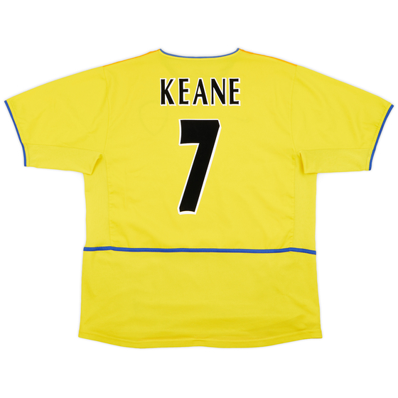 2002-03 Leeds United Away Shirt Keane #7 - 9/10 - (XXL)