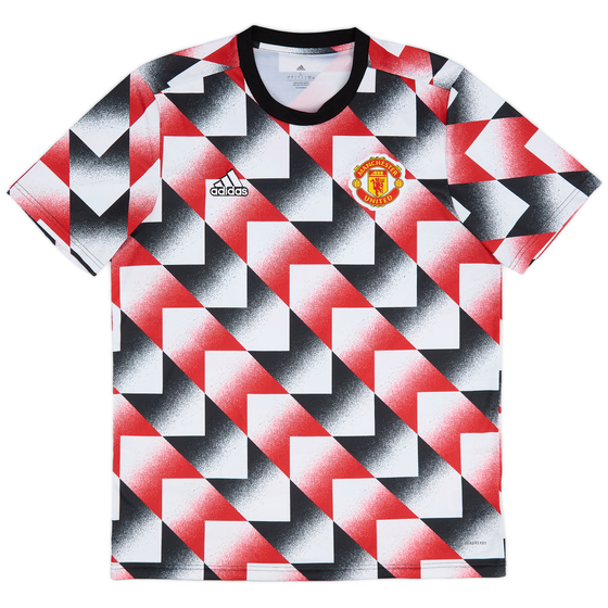 2022-23 Manchester United adidas Training Shirt - 9/10 - (L)