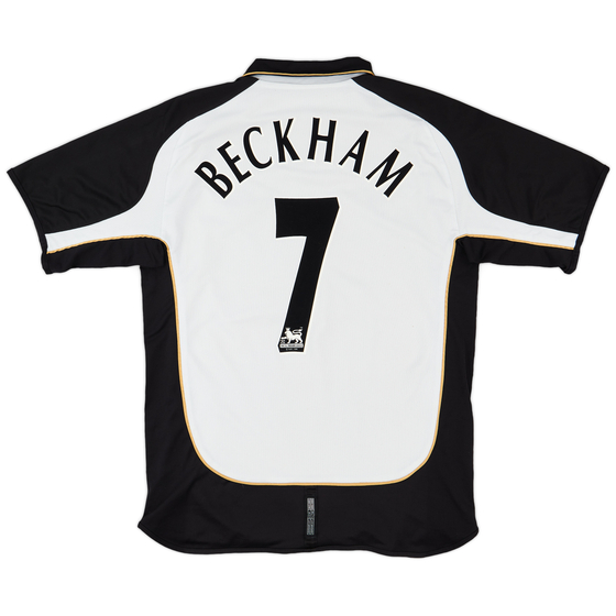 2001-02 Manchester United Centenary Away/Third Shirt Beckham #7 - 5/10 - (L)