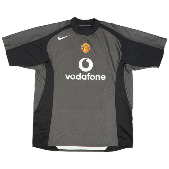 2004-05 Manchester United GK S/S Shirt - 5/10 - (XXL)