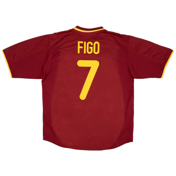 2000-02 Portugal Home Shirt Figo #7 - 9/10 - (L)