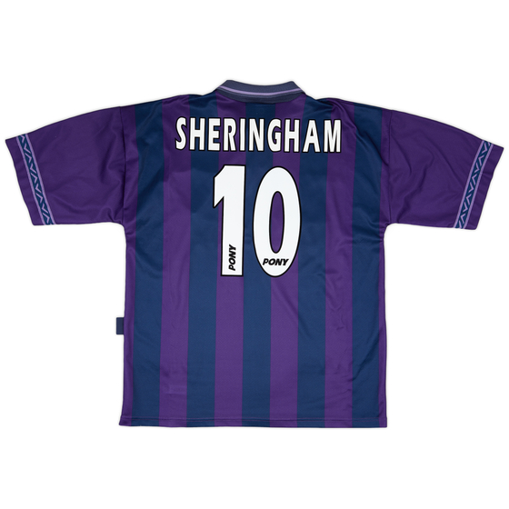 1995-97 Tottenham Away Shirt Sheringham #10 - 9/10 - (L)