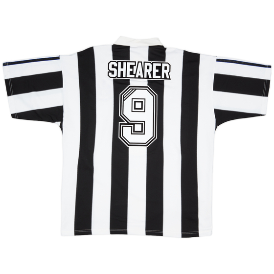1995-97 Newcastle Home Shirt Shearer #9 - 8/10 - (XL)