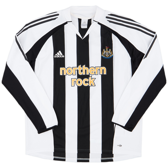 2005-07 Newcastle Home L/S Shirt - 9/10 - (XL)