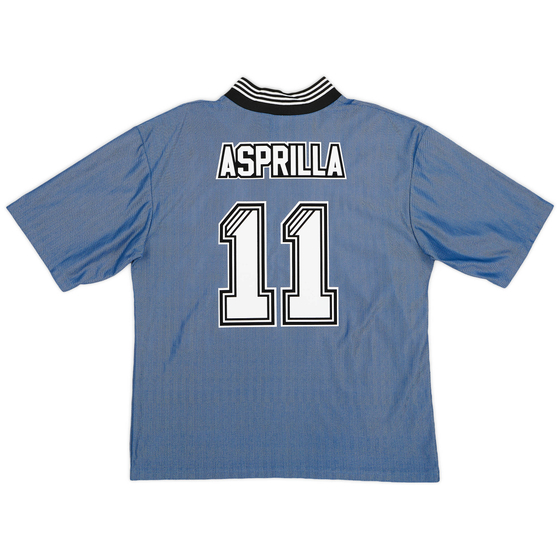 1996-97 Newcastle Away Shirt Asprilla #11 - 9/10 - (XL)