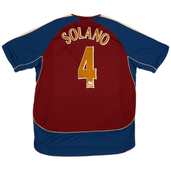 2006-07 Newcastle Away Shirt Solano #4 - 9/10 - (L)