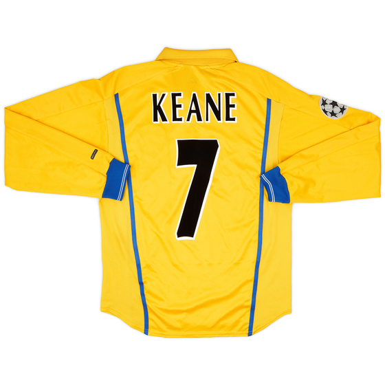 2000-02 Leeds United Away L/S Shirt Keane #7 - 6/10 - (S)