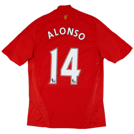 2008-10 Liverpool Home Shirt Alonso #14 - 9/10 - (S)