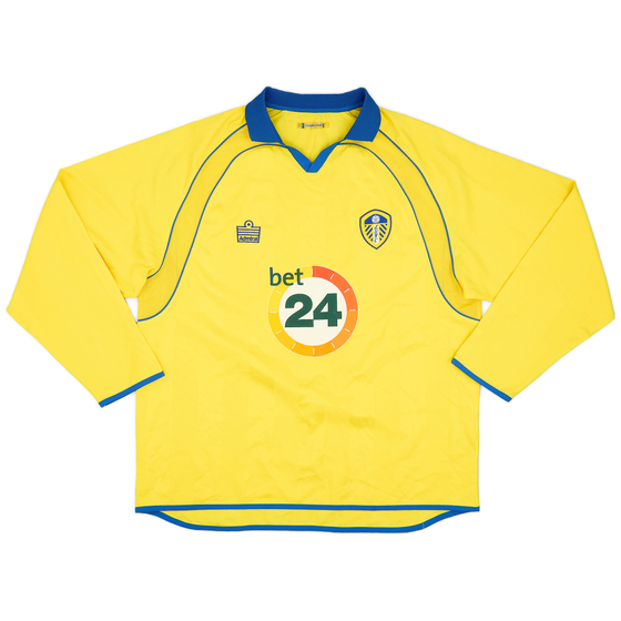 2006-07 Leeds United Away L/S Shirt - 8/10 - (XL)