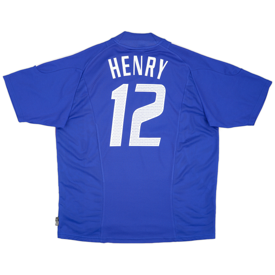 2002-04 France Home Shirt Henry #12 - 6/10 - (XL)