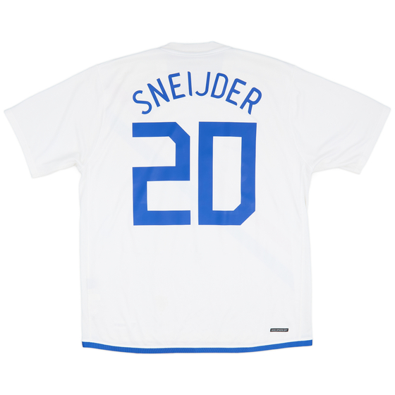 2006-08 Netherlands Away Shirt Sneijder #20