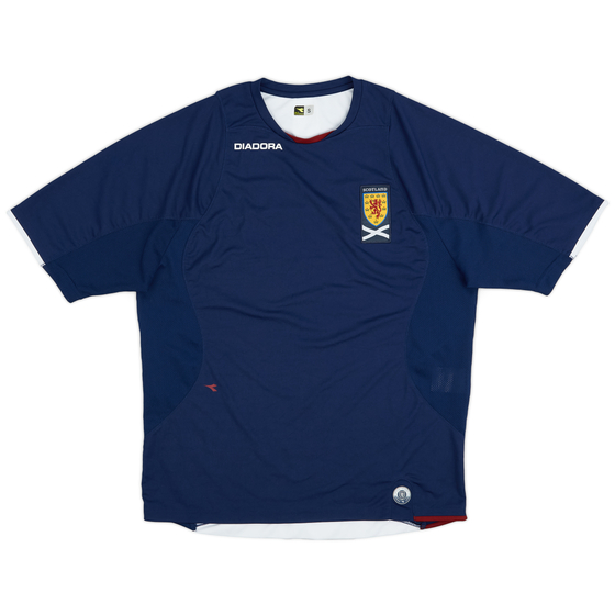 2007-08 Scotland Diadora Training Shirt - 9/10 - (S)