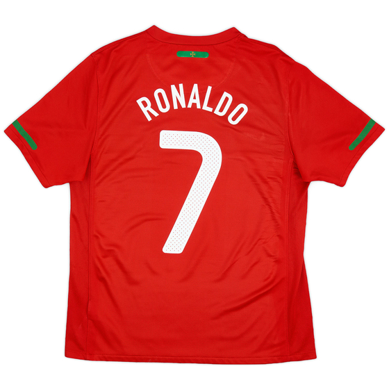 2010-11 Portugal Home Shirt Ronaldo #7 - 9/10 - (M)