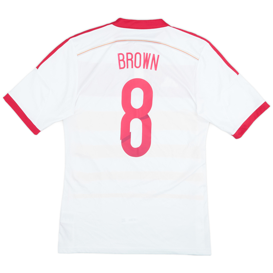 2014-15 Scotland Away Shirt Brown #8 - 8/10 - (M)