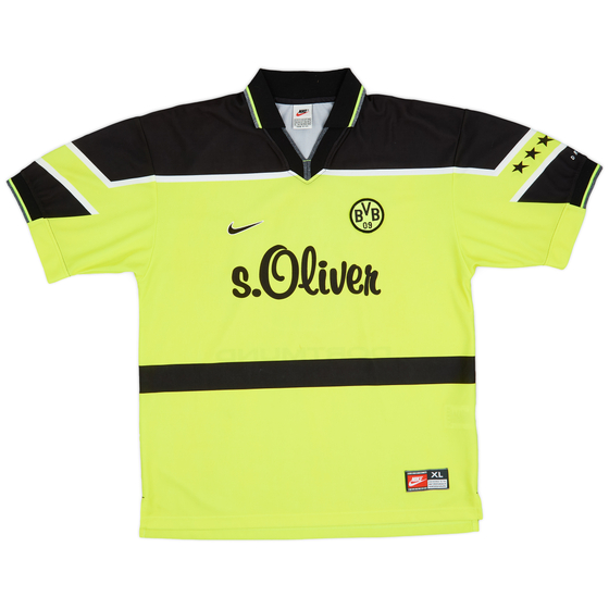 1997-98 Borussia Dortmund Home Shirt Chapuisat #9 - 8/10 - (XL)