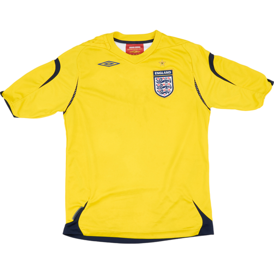 2006-08 England GK Third S/S Shirt - 6/10 - (M.Boys)