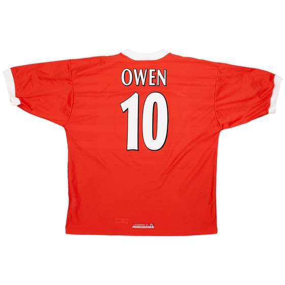 1998-00 Liverpool Home Shirt Owen #10 - 10/10 - (XL)